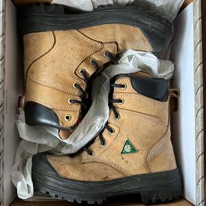 Dakota | Women’s Sz 7 Aggressor Tan SteelToe CSA Work Boots in Original Box